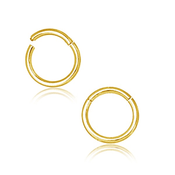 Hoop Clicker Gold Colour